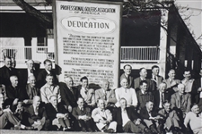 Dedication of PGA of America at Augusta National Golf Club Photo - Framed