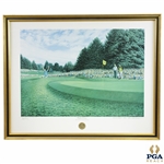 Bob Tway Signed PGA Championship "Sudden Victory" Artists Proof Signed By Artist Daniel Moore JSA ALOA