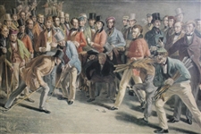 The Golfers Engraving Print - Matches Played Over St. Andrews