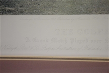 The Golfers Engraving Print - Matches Played Over St. Andrews