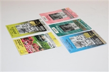 Masters Tournament 2001 (Tues & Wed), 2002 (Mon & Tues) & 2005 (Mon) Tickets - Tiger Wins
