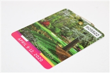 2020 Masters Tournament SERIES Badge #R05522 - Dustin Johnson Winner