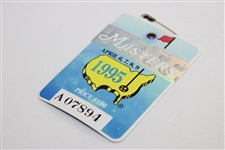 1995 Masters Tournament SERIES Badge #A07894 - Crenshaw Winner & Tiger's Masters Debut