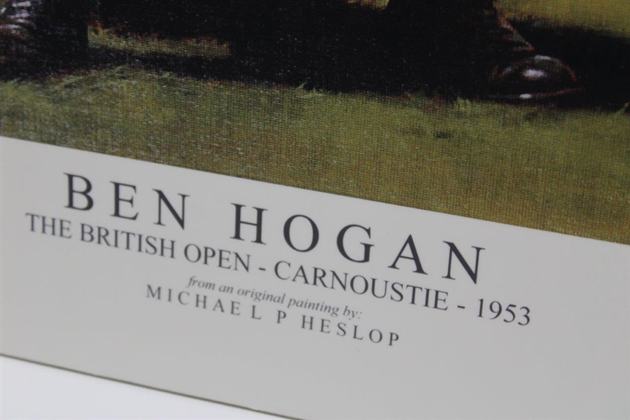 Ben Hogan Carnoustie Artist Signed Artist's Proof By Michael P. Heslop