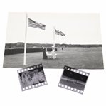 1977 The Walker Cup Winning Team & Trophy Negatives with Original Photo