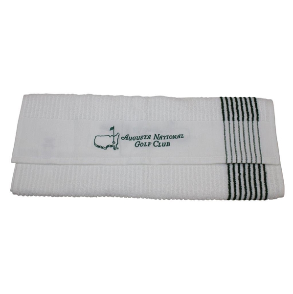 Augusta National Golf Club Members White with Green Towel