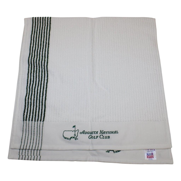 Augusta National Golf Club Members White with Green Towel