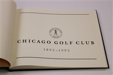 1892-1992 Chicago Golf Club' History Book by Ross Goodner - 1991