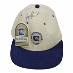 Payne Stewart & Fred Couples Signed Bob Hope Classic Hat w/Sponsor Badge JSA ALOA