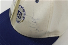 Payne Stewart & Fred Couples Signed Bob Hope Classic Hat w/Sponsor Badge JSA ALOA