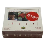 2001 Upper Deck Premiere Edition Golf Cards in Unopened Sealed Retail Box 1789421 - Red