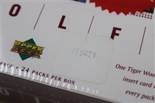 2001 Upper Deck Premiere Edition Golf Cards in Unopened Sealed Retail Box 1789421 - Red