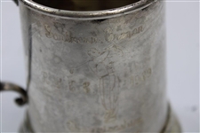 1969 Southern Oregon RVCC Golf Championship Tankard w/Glass Bottom