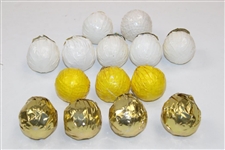 Fourteen Vintage (14) Assorted Wrapped Golf Balls