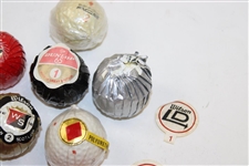 Fourteen Vintage (14) Assorted Wrapped Golf Balls