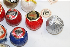 Fourteen Vintage (14) Assorted Wrapped Golf Balls