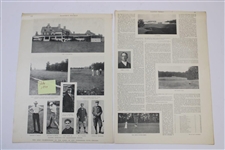 Five (5) Vintage Historic Golf Magazine Articles