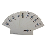 Ten (10) 1995 Phoenix Open Official Tournament Used Scorecards