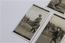 James Braid, JH Taylor, John Ball, Harold Hilton & Fred Tait Churchman Cigarette Cards