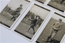 James Braid, JH Taylor, John Ball, Harold Hilton & Fred Tait Churchman Cigarette Cards