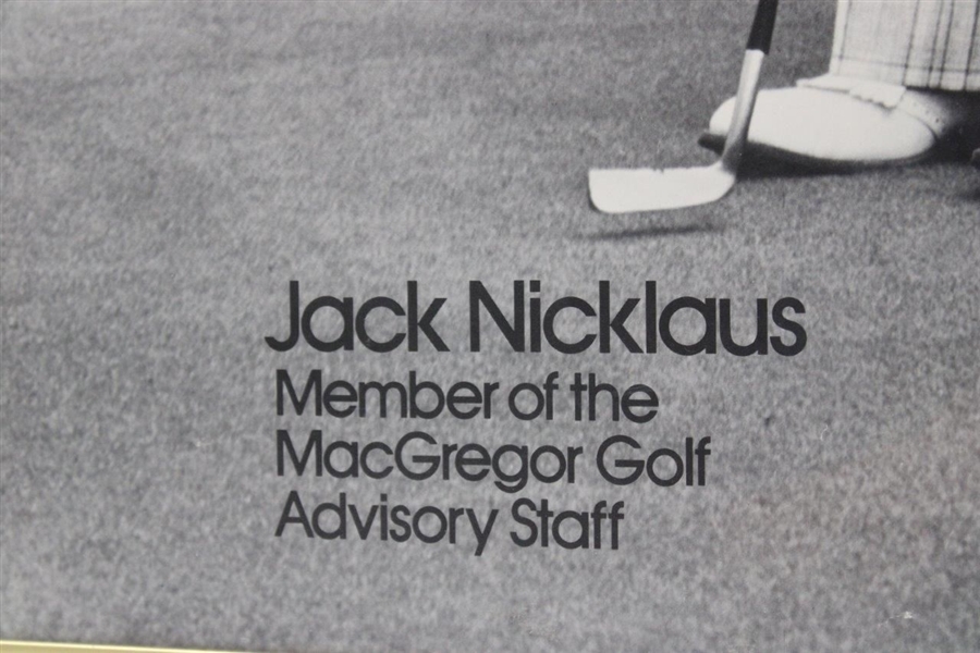 'Winners Play Macgregor' with Jack Nicklaus Large Cover - Framed 