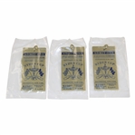 Three (3) Brass 1995 Ryder Cup at Oak Hill Key Rings in Original Packaging