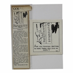 Original Pen & Ink Drawing For Alex Morrison Instruction - Article Also Included