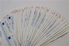 Fifty (50) Tournament Scorecards From The 1993 Western Amateur at Point O' Woods G&CC