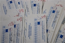 Fifty (50) Tournament Scorecards From The 1993 Western Amateur at Point O' Woods G&CC