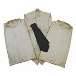 Two (2) Vintage Dress Shirts, Vest & Necktie Belonging to Jerry Travers 