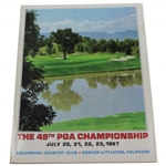 1967 PGA Championship at Columbine CC Official Program - Don January Winner