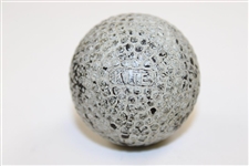 c. 1912 Baby Kite White Bramble Golf Ball w/ 95% Original Paint