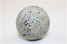 c. 1912 Baby Kite White Bramble Golf Ball w/ 95% Original Paint