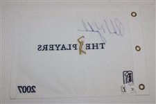 Phil Mickelson Signed 2007 The Players Championship TPC Sawgrass Flag JSA ALOA