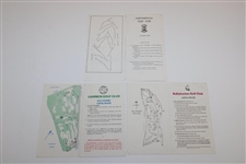 Portmarnock, Lahinch, & Ballybunion Official Course Scorecards - John Andrisani Collection