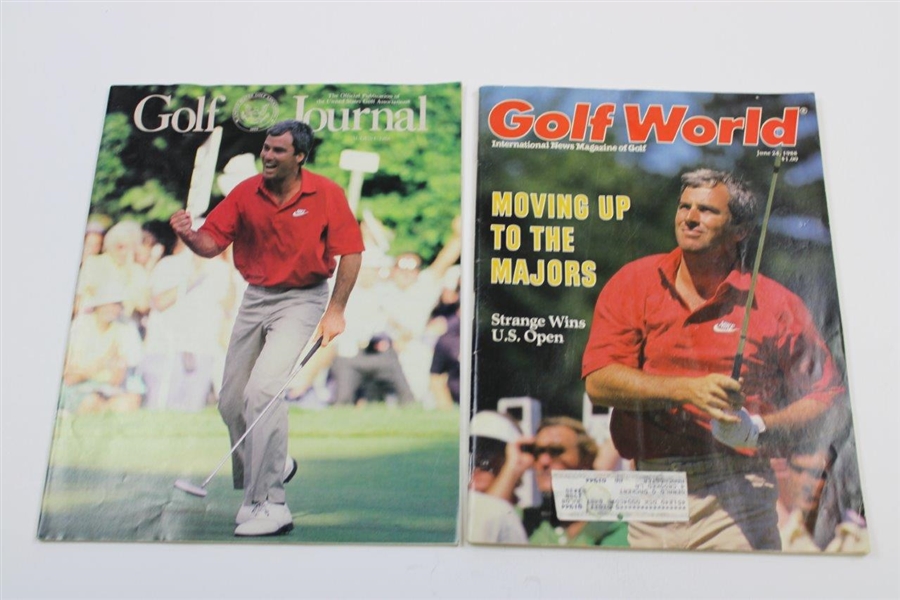 1988 US Open at The Country Club Program, Two Magazines, & Drink Cup
