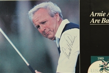 1989 SR. US Open Laurel Valley Broadside Signed by Arnold Palmer, Bob Hope & 20 More JSA ALOA