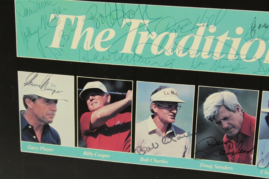 1989 SR. US Open Laurel Valley Broadside Signed by Arnold Palmer, Bob Hope & 20 More JSA ALOA