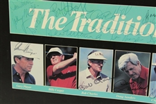 1989 SR. US Open Laurel Valley Broadside Signed by Arnold Palmer, Bob Hope & 20 More JSA ALOA