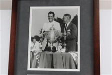 Jay Hebert 1960 PGA Championship at Firestone CC Cherry Wood Golf Display