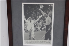 Jay Hebert 1960 PGA Championship at Firestone CC Cherry Wood Golf Display