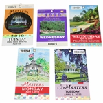 1999, 2010, 2012, 2018 & 2022 Masters Tournament Tickets