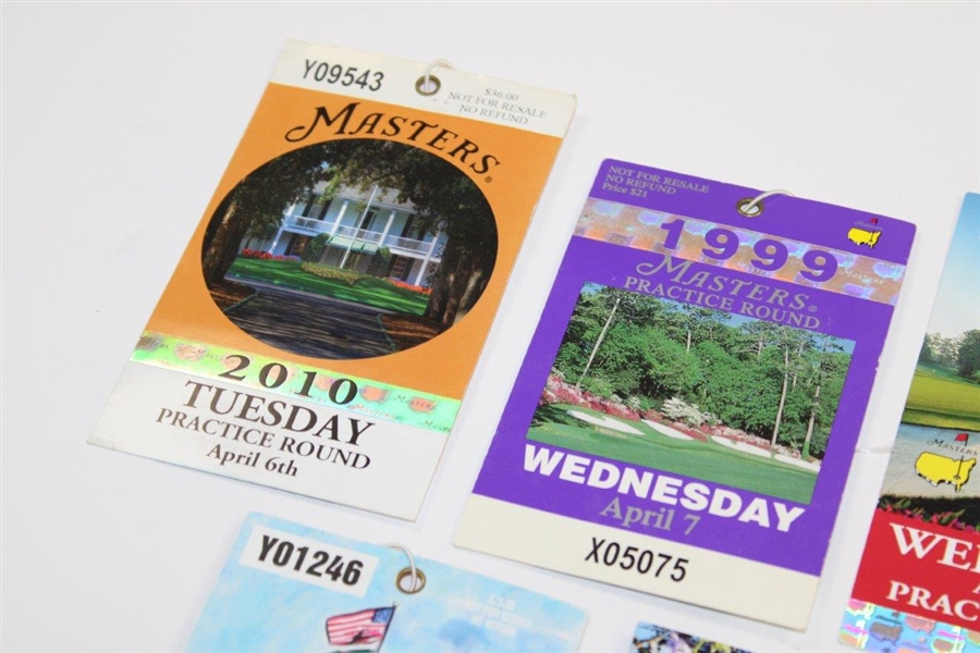 1999, 2010, 2012, 2018 & 2022 Masters Tournament Tickets