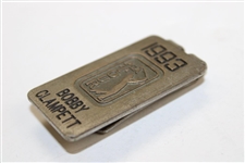Bobby Clampett's Personal 1993 PGA Tour Member Money Clip/Badge
