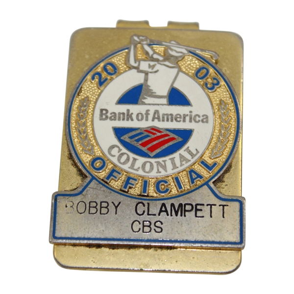 Bobby Clampett's 2003 Bank of America Colonial Championship CBS Official Clip/Badge