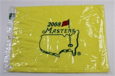 Three (3) 2008 Masters Tournament Embroidered Flags - Trevor Immelman Winner