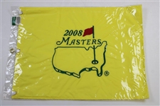 Three (3) 2008 Masters Tournament Embroidered Flags - Trevor Immelman Winner