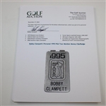 Bobby Clampett's Personal 1995 PGA Tour Member Money Clip/Badge