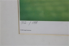 Jack Nicklaus 'The Master of Augusta' Alan Zuniga Ltd Ed 332/1988 Print - Framed