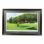 Augusta National Golf Club "Azalea" Alan Zuniga Ltd Ed 683/1992 Print - Framed